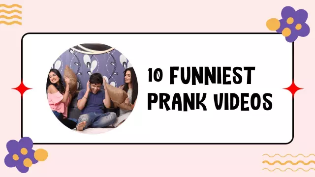 Playful Pillow Fight Prank Video YouTube Thumbnail Template