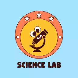 Playful Retro Science Lab Design with Microscopes Logo Template