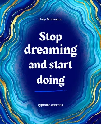 Positive Mindset Motivational Poster Template