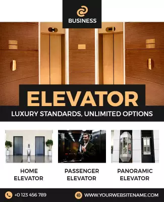 Potters Clay Elevator Flyer Template