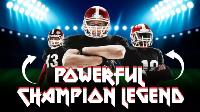 Powerful Champion Football Players YouTube Thumbnail Template