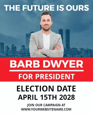 Presidential Election Campaign Promotion Flyer Template