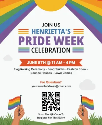 Pride Week Celebration Event Flyer Template