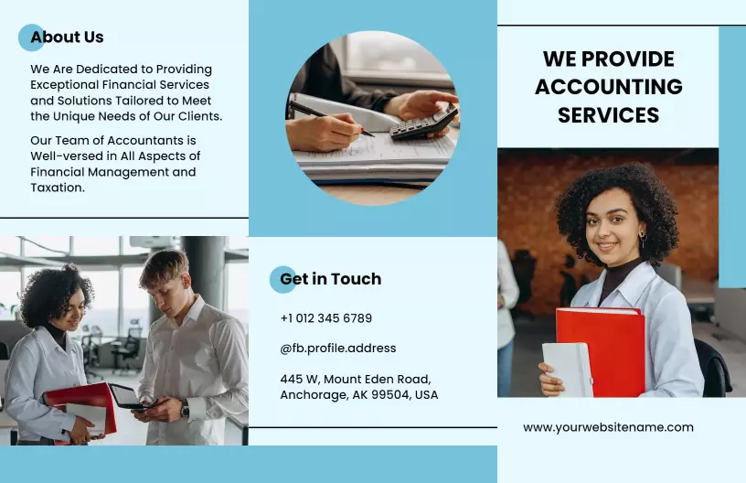 Professional Accounting Services and Financial Advisory Brochure Template