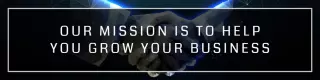 Professional Business Growth Commitment in Dark LinkedIn Banner Template