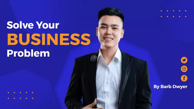 Professional Business Solutions Guide YouTube Thumbnail Template