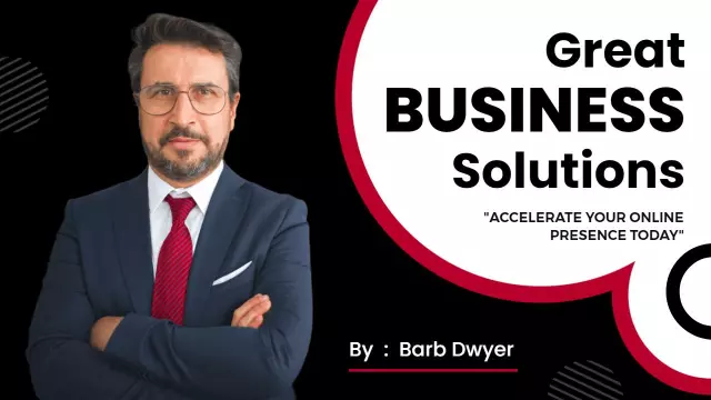 Professional Business Solutions Strategy YouTube Thumbnail Template