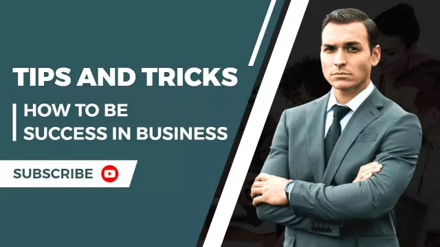 Professional Business Success Strategies YouTube Thumbnail Template