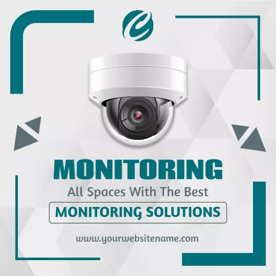 Professional CCTV Monitoring Solutions for Every Space Ad Template