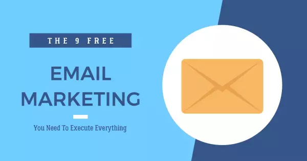 Professional Email Marketing Strategies on Blue and White Banner Template