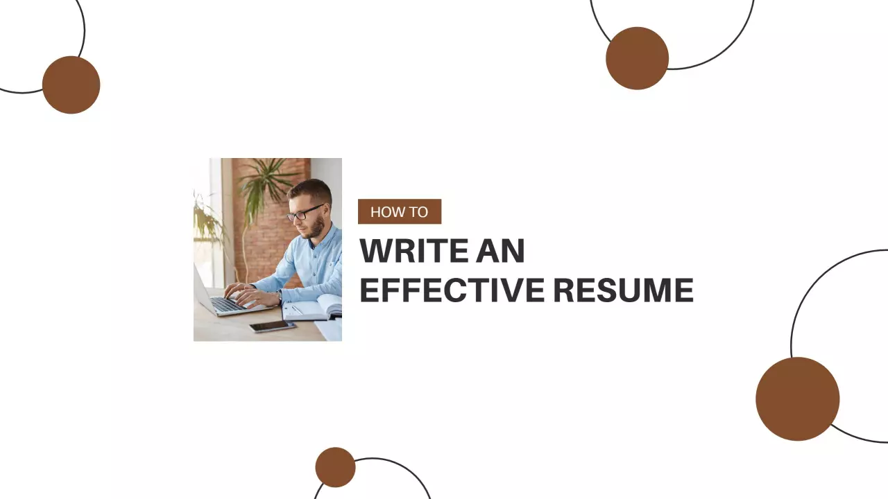 Professional Guide on How to Write an Effective Resume YouTube Banner Template