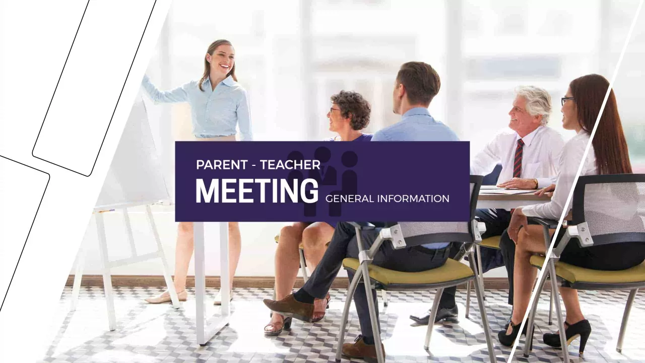Professional Parent-Teacher Meeting Insights and Information YouTube Banner Template