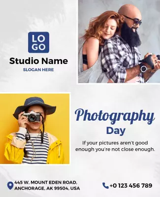 Professional Photography Event Promotional Flyer Template