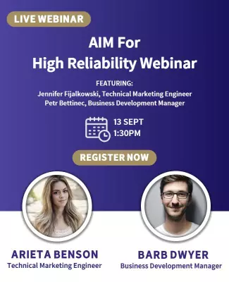 Professional Purple Webinar on High Reliability Poster Template