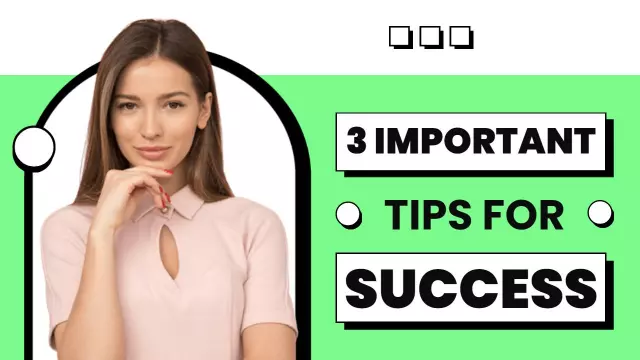 Professional Success Tips for Business YouTube Thumbnail Template