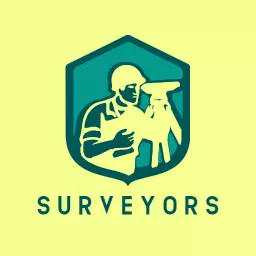 Professional Surveyor Using Equipment for Accurate Measurements Logo Template