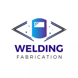 Professional Welding Fabrication Services with Modern Design Logo Template