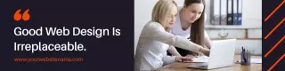 Professional Women Collaborating on Web Design LinkedIn Banner Template