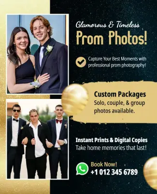 Prom Photography Services Flyer Template