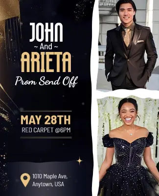 Prom Send Off Event Flyer Template