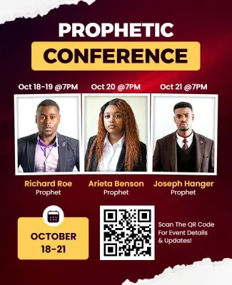 Prophetic Conference Event Flyer Template