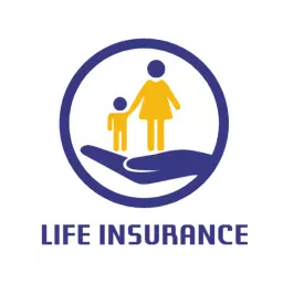 Protect Your Family with Caring Life Insurance Services Logo Template