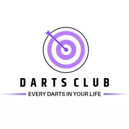 Purple Circular Target Design Inspired by Darts Club Logo Template