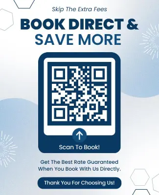 QR Code Direct Booking Flyer Template