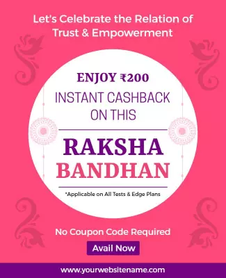 Raksha Bandhan Instant Cashback Offer Flyer Template