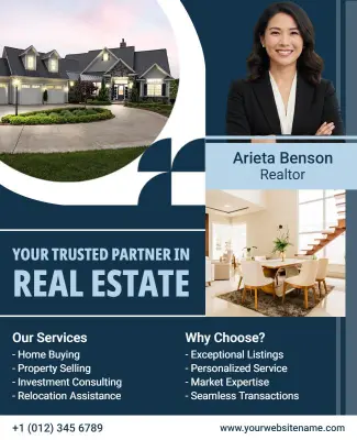 Real Estate Business Flyer Template