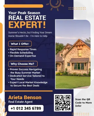 Real Estate Expert Services Promotion Flyer Template