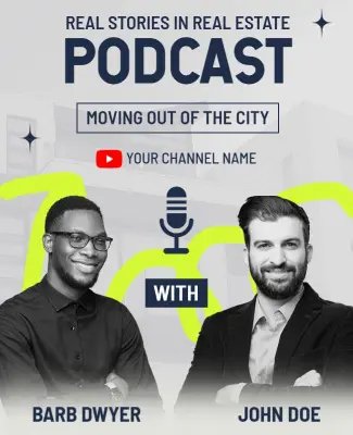 Real Estate Podcast Episode Flyer Template