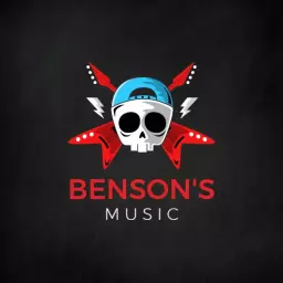 Rebellious Skull Graphic Representing Band Music Logo Template