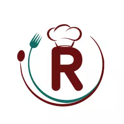 Red Chef Hat Design Featuring Letter R for Culinary Arts Logo Template