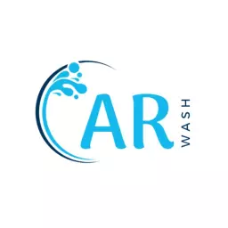 Refreshing Blue Water Elements Highlighting Car Wash Service Logo Template