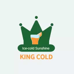 Refreshing Green Crown Design for Unique Juice Brand Logo Template