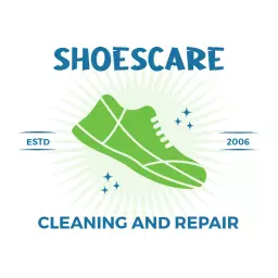Refreshing Green Sneaker Design for Shoemaker Services Logo Template