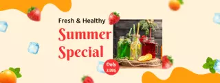 Refreshing Summer Drinks Healthy Recipe Trending YouTube Thumbnail Template