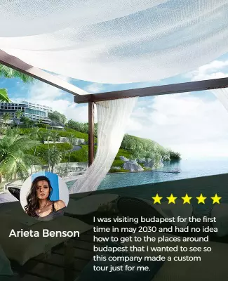 Relaxing Coastal Travel Experience Review Poster Template