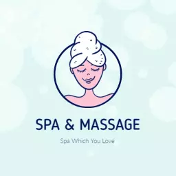 Relaxing Spa Experience Featuring Gentle Colors and Wellness Logo Template