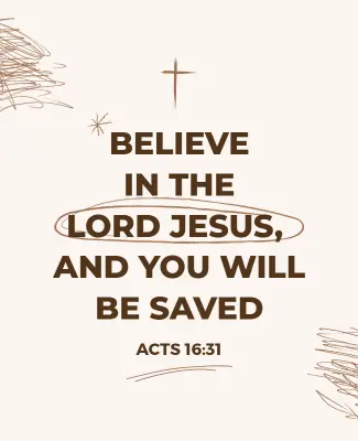 Religious Inspirational Quote Poster Template