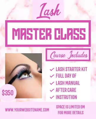Remy Eye Lash Beauty Flyer Template