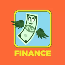 Retro Style Money with Wings Illustrating Finance Logo Template