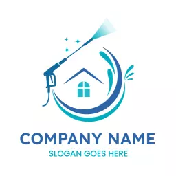 Revitalize Your Home with Expert Pressure Washing Logo Template