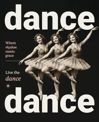 Rhythmic Graceful Dance Event Poster Template