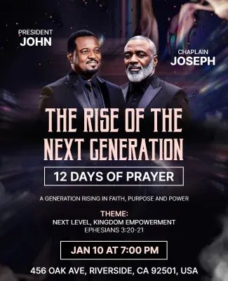 Rise of Next Generation Faith Flyer Template