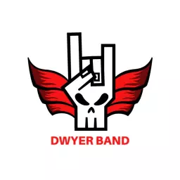Rock-Inspired Skull with Wings Design for Dwyer Band Logo Template
