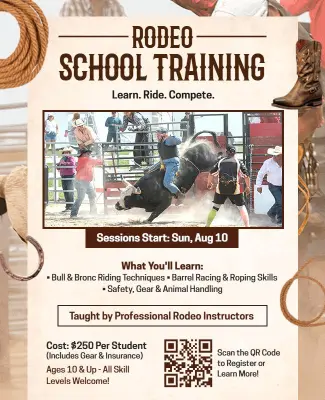 Rodeo School Training Event Flyer Template