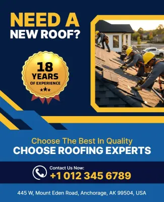 Roofing Services Promotion Flyer Template