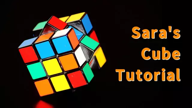 Rubik's Cube Mastery Step-by-Step Tutorial YouTube Thumbnail Template